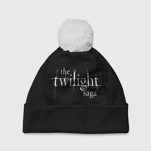 Шапка c помпоном The twilight saga / 3D-Белый – фото 1