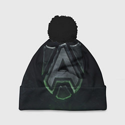 Шапка с помпоном Альянс лого, цвет: 3D-черный