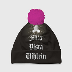 Шапка с помпоном Mica vista uihlein - Dark and Darker holy purifica, цвет: 3D-малиновый
