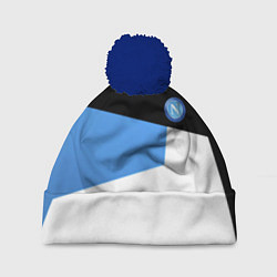 Шапка с помпоном Napoli sport geometry, цвет: 3D-тёмно-синий