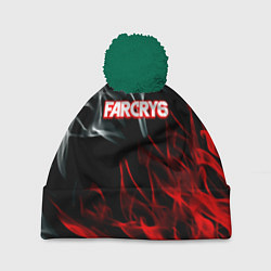 Шапка с помпоном Farcry flame, цвет: 3D-зеленый