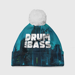 Шапка c помпоном Dnb night