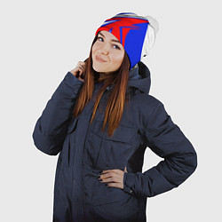 Шапка с помпоном Geometry Russia, цвет: 3D-белый — фото 2