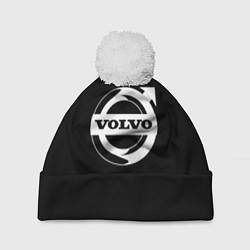 Шапка c помпоном Volvo white logo