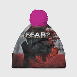 Шапка с помпоном Игра Fear город и кровь, цвет: 3D-малиновый