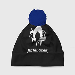 Шапка c помпоном Metal gear logo