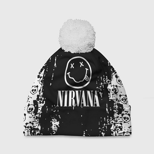 Шапка c помпоном Nirvana teddy / 3D-Белый – фото 1