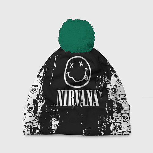 Шапка c помпоном Nirvana teddy / 3D-Зеленый – фото 1
