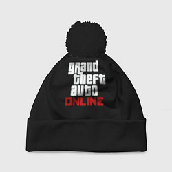 Шапка c помпоном GTA online logo