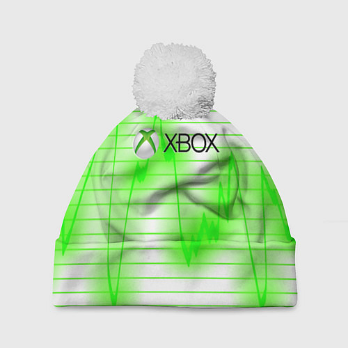 Шапка c помпоном Xbox game console / 3D-Белый – фото 1
