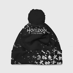 Шапка с помпоном Horizon zero dawn japan, цвет: 3D-черный
