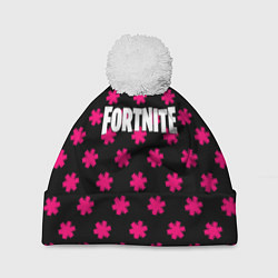 Шапка с помпоном Fortnite snowflake pattern, цвет: 3D-белый