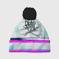 Шапка с помпоном Dead by april rock band, цвет: 3D-черный