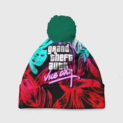 Шапка c помпоном GTA vice city tropic