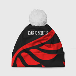 Шапка с помпоном Dark souls game wings, цвет: 3D-белый