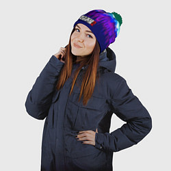 Шапка с помпоном Red Dead Redemption rockstar, цвет: 3D-зеленый — фото 2