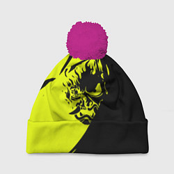 Шапка c помпоном Cyberpunk 2077 тексутар