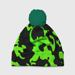 Шапка c помпоном Quake camo