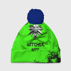 Шапка с помпоном Cyberpunk 2077 anime, цвет: 3D-тёмно-синий