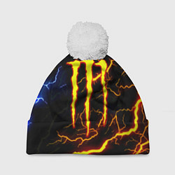 Шапка c помпоном Monster energy шторм