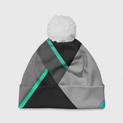 Шапка c помпоном Multicoloured / 3D-Белый – фото 1