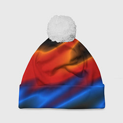 Шапка с помпоном Multicoloured, цвет: 3D-белый