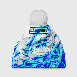 Шапка c помпоном Daysgone голубые краски