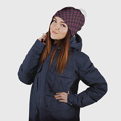 Шапка с помпоном Tartan, цвет: 3D-белый — фото 2