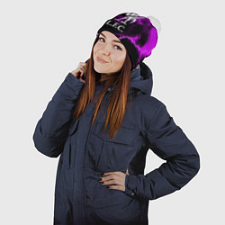 Шапка с помпоном Liverpool неоновый шторм, цвет: 3D-белый — фото 2