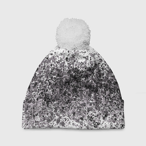 Шапка c помпоном Грязь / 3D-Белый – фото 1