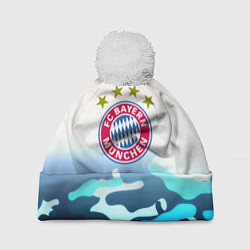 Шапка c помпоном Бавария Мюнхен камуфляж