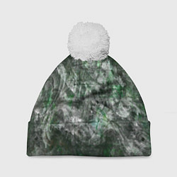 Шапка c помпоном Абстракция - acid boom