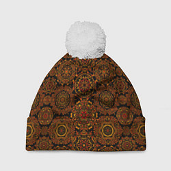 Шапка c помпоном Традиционный славяно-русский стиль