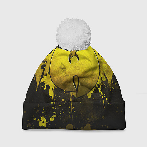 Шапка c помпоном Wu-Tang Clan: Yellow / 3D-Белый – фото 1