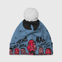 Шапка с помпоном Wu-Tang Clan: Method Man, цвет: 3D-белый