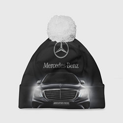 Шапка c помпоном Mercedes