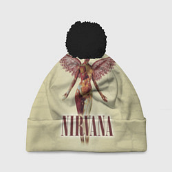 Шапка с помпоном Nirvana Angel, цвет: 3D-черный
