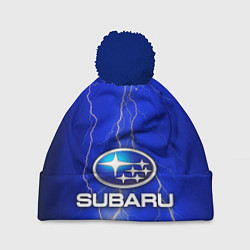 Шапка c помпоном Subaru