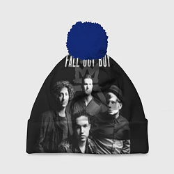 Шапка с помпоном Fall out boy band, цвет: 3D-тёмно-синий