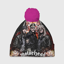 Шапка c помпоном Motorhead Band