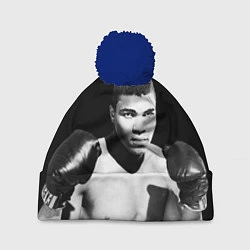 Шапка с помпоном Muhammad Ali, цвет: 3D-тёмно-синий