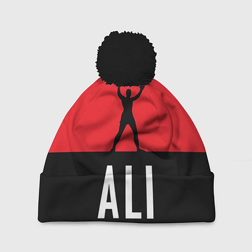 Шапка c помпоном Ali Boxing / 3D-Черный – фото 1