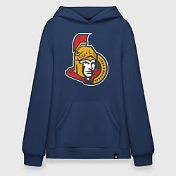 Толстовка-худи оверсайз Ottawa Senators, цвет: тёмно-синий