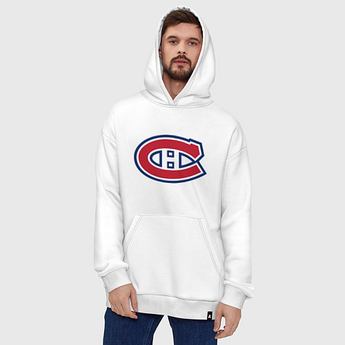 Худи оверсайз Montreal Canadiens / Белый – фото 4