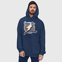 Толстовка-худи оверсайз Tampa Bay, цвет: тёмно-синий — фото 2