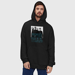 Толстовка-худи оверсайз Мумий Тролль, цвет: черный — фото 2