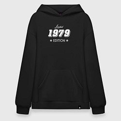 Толстовка-худи оверсайз Limited Edition 1979, цвет: черный