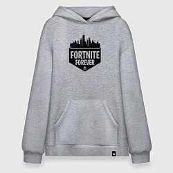 Толстовка-худи оверсайз Fortnite Forever, цвет: меланж