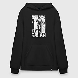 Толстовка-худи оверсайз Salah 11, цвет: черный