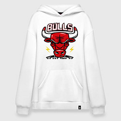 Толстовка-худи оверсайз Chicago Bulls est. 1966, цвет: белый